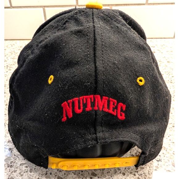 Rusty Wallace 2 Baseball Cap Embroidered Nascar Nutmeg snapback hat yellow black - Picture 4 of 7